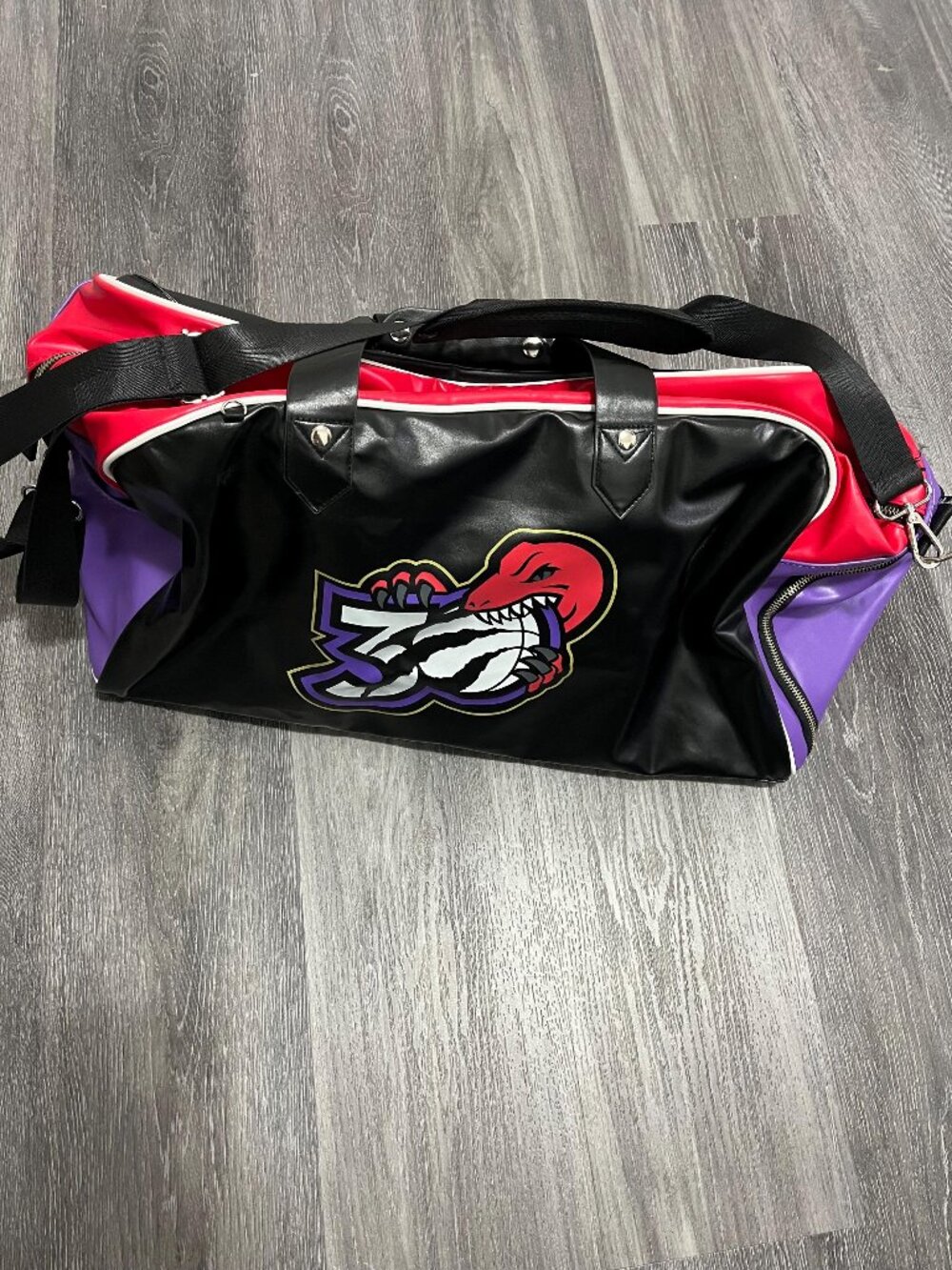 Vintage Toronto Raptors 30th Anniversary Duffle Bag